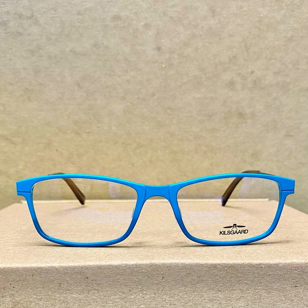 Brand New Kilsgaard Turquoise Blue Titanium Ultra Lightweight Eyeglasses